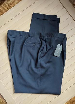Шерстяные брюки штаны из шерсти 100% шерсть большой размер батал atelier torino ☕ наш 68-70рр9 фото