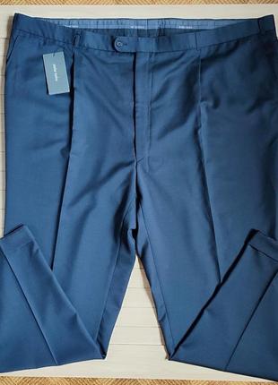 Шерстяные брюки штаны из шерсти 100% шерсть большой размер батал atelier torino ☕ наш 68-70рр2 фото