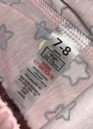 Пижама коттоновая для девочки/на размер:  📌 122/128 см. // бренд: george8 фото