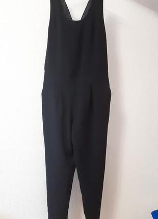 Черный комбинезон topshop брючный комбинезон брюками комбинезон без рукавов