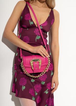 Розовая сумка кроссбоди versace jeans couture оригинал