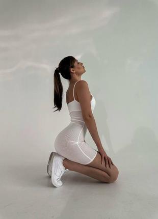 Трикотажное платье🥰4 фото