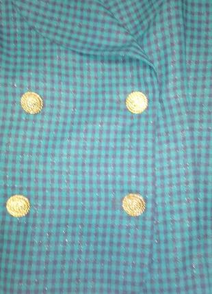 Жакет,пиджак,винтаж,золотые пуговицы.5 фото