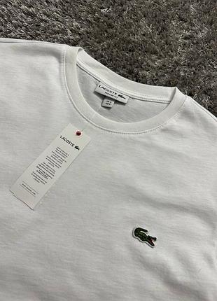 Чоловіча футболка з коротким рукавом мужская футболка с коротким рукавом lacoste3 фото