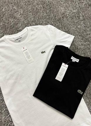 Чоловіча футболка з коротким рукавом мужская футболка с коротким рукавом lacoste5 фото