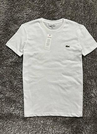 Чоловіча футболка з коротким рукавом мужская футболка с коротким рукавом lacoste4 фото
