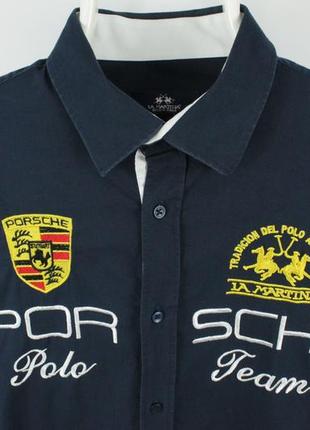 Лімітована сорочка la martina & porsche polo team limited edition shirt2 фото