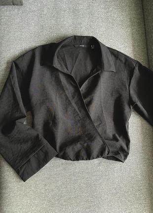 Шикарна чорна блуза vero moda