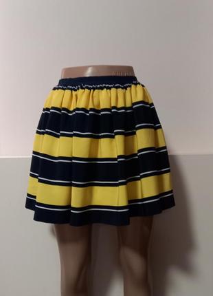 Брендовая короткая пышная юбка юбка