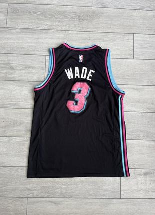 Баскетбольная майка dwyane wade miami heat nike jersey джерси