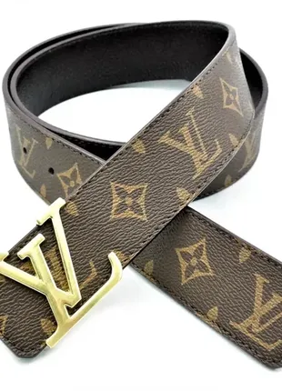 Женский кожаный ремень louis vuitton цвет коричневый brnd-40k-ua-0731 фото