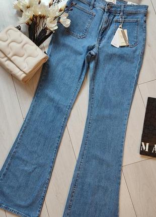 Расклешенные джинсы от mango, 38р, оригинал, испания7 фото