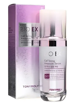 Тестер тонизирующая ампульная сыворотка - tony moly bio ex cell toning ampoule serum