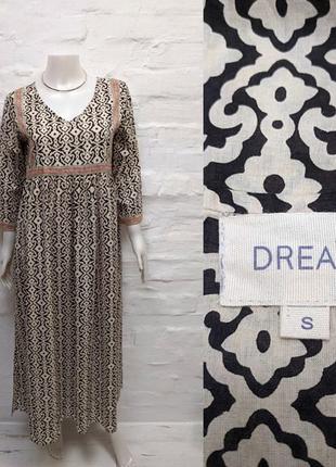 Dream оригинальное платье из батика тонкого хлопка ручной росписи1 фото