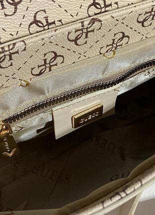 Сумка в стиле guess cordelia flap shoulder bag beige