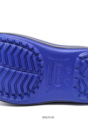 Зимові дитячі чоботи крокс crocs winter puff boot kids blue/light grey (14613) дутики7 фото