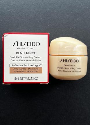 Антивозрастной крем shiseido benefiance wrinkle smoothing cream2 фото