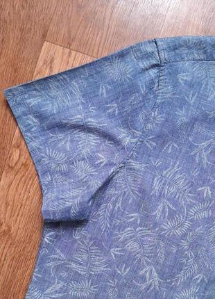 Тенниска синяя florence&amp;fred indigo yarn размер xxl, xl хлопок 100%7 фото