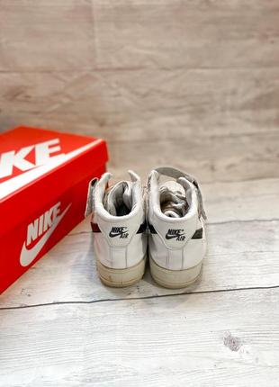 Nike air jordan кроссовки натуральная кожа на шнурках липучки5 фото