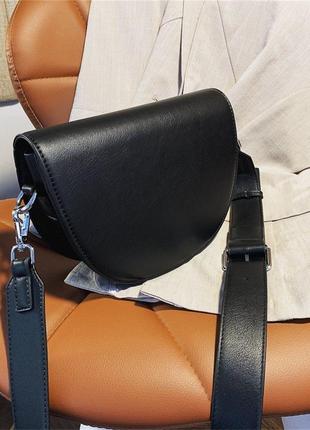 Модная женская сумка. сумка седло женская стильная. сумочка из эко кожи полукруглая2 фото