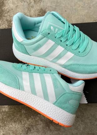 Кросівки жіночі yeezy adidas iniki green