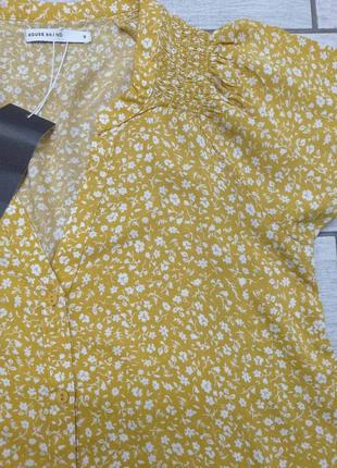 Блузка с цветочным принтом из вискозы house - s, m, l, xl8 фото