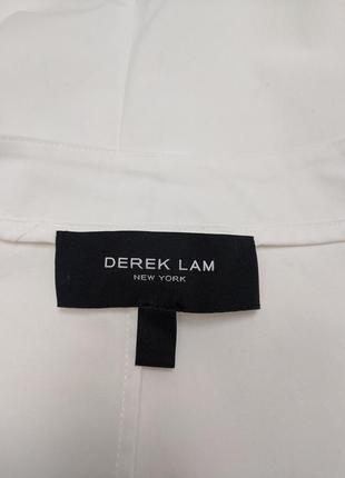 Derek lam new york элегантная стильная рубашка из плотного хлопка2 фото