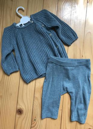 Вязаный костюм от h&amp;m