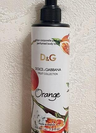 Dolce & gabbana orange💥оригинал парфюмированный лосьон для тела 200 мл2 фото