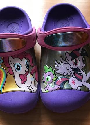 Сrocs my little pony розмір c 8 9 (наш 24-25 )