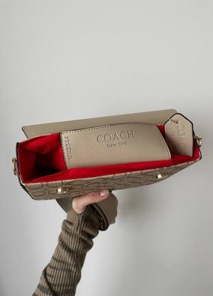 Сумка в стмлі coach Metallic / coach Metallic / сумочка на літо4 фото
