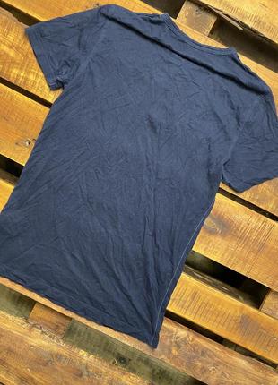 Мужская хлопковая футболка next (некст мрр идеал оригинал синяя)2 фото
