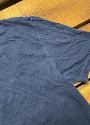 Мужская хлопковая футболка next (некст мрр идеал оригинал синяя)5 фото