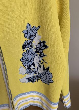 Rich&amp;royal яскрава синьо жовта кофта кардиган premium вишиванка8 фото