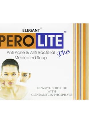 Мило від акне anti acne & anti bacterial medicated soap plus perolite