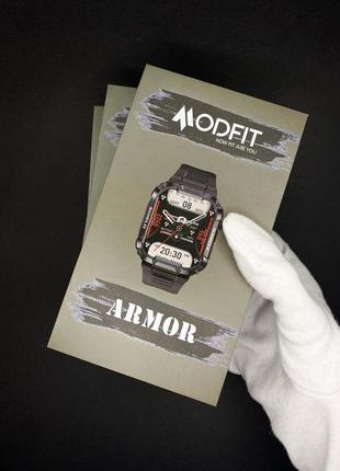 Чоловічий розумний годинник modfit armor5 фото