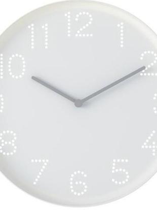 Настінний годинник ikea tromma (ікеа тромма). . білий1 фото