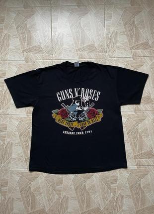 Rare vintage guns n roses theatre tour 1991 tee slipknot iron maiden metallica1 фото