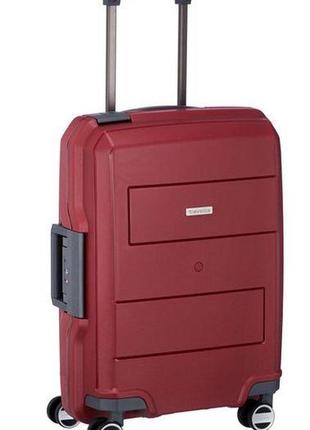 Чемодан travelite makro/red tl073647-10, малый, 39 л