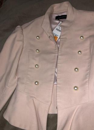 Шикарный нежно розовый пиджак5 фото