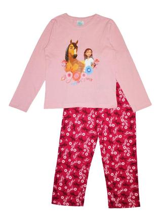 Пижама для девочки 152см (реглан, брюки) с надписью