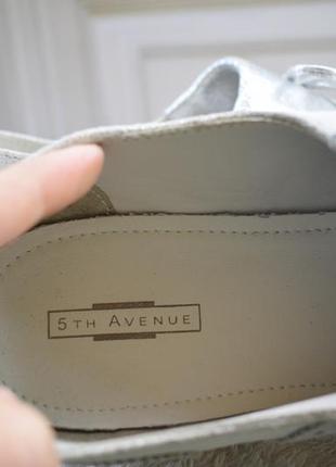 Кожаные туфли лоферы оксфорды мокасины слипоны 5 th avenue р. 42 27,7 см3 фото