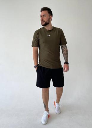 Спортивный летний костюм nike мужской,спортивный костюм на лето,комплект двойка футболка шорты