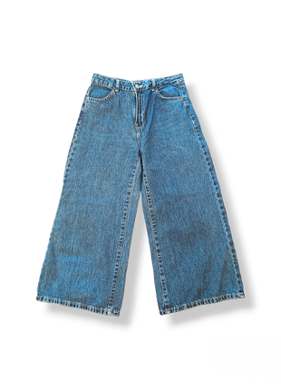 Джинсы-кюлоты bershka размер xs-s