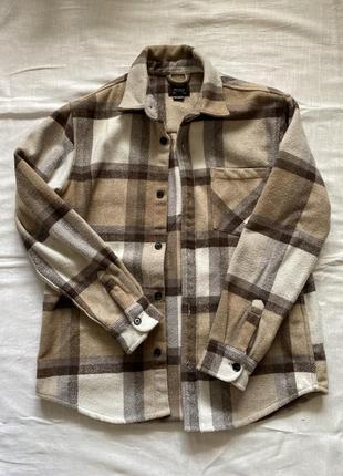 Кофта pull &amp; bear в клетку