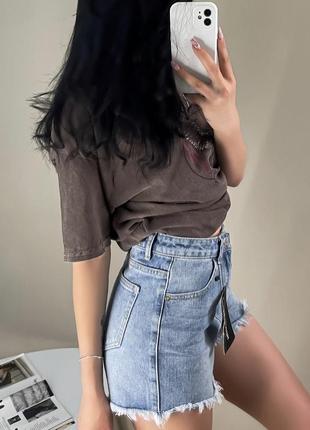 Шорты джинсовые