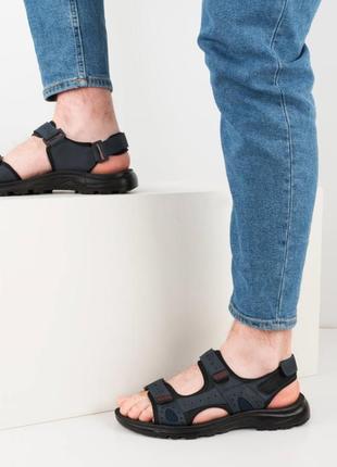 Мужские сандалии на липучке сандали сандалі эко кожа2 фото