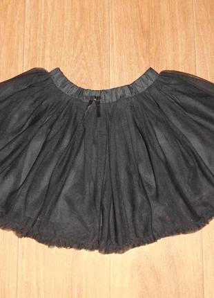 Пышная юбка h&amp;m 2 слоя фатина + подклад полиестер, 6-7 лет (122 см)