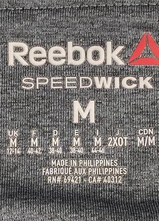 Лосины reebok sped wick bs0101 оригинал черные размер м m 12 146 фото