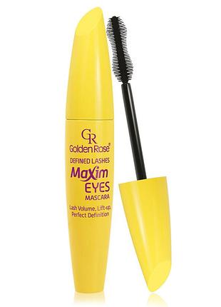 Туш для вій maxim eyes golden rose об'єм голден роуз